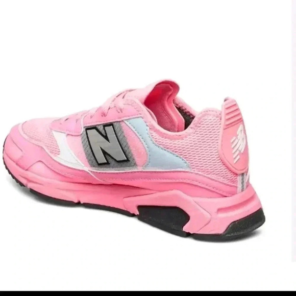 New Balance Womens Pink X Racer Trendy Colorful Running Shoe 8 - Picture 1 of 15